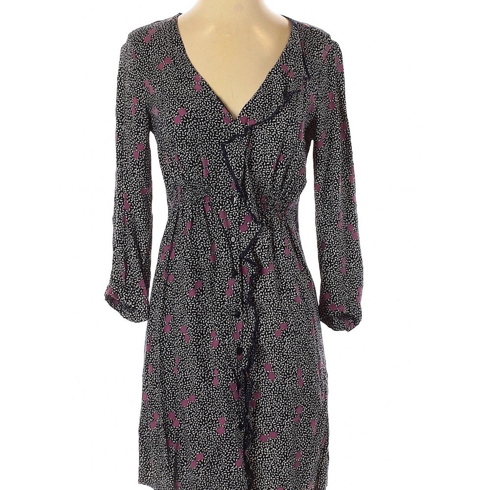 Pins and Needles Knee Length Wrap Dress